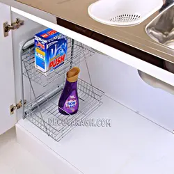 سبد ریلی مواد شوینده دو طبقه ریل پهلو 1127