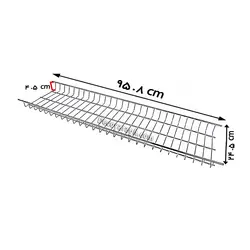 آبچکان آبکاری دو طبقه مدل A 104 یونیت 100 سانت
