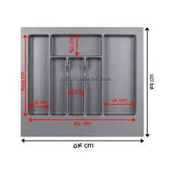 جا قاشق و چنگال داخل کشو خارجی مدل 9032 یونیت 60 سانت