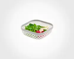 سبد سبزی کوچک طرح بافت لیمون