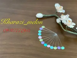 سوزن بلند طرح دار مدل گل
