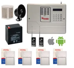 پک کامل دزدگیر اماکن پایرونیکس سیم کارتی payronix