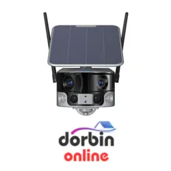 خرید و قیمت دوربین مدار بسته دو لنزه 4k سیم کارتی سولار خورشیدی پانوراما 4G مدل Niview Y6