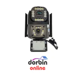 دوربین مدار بسته سیم کارتی مینی اسپیددام چرخشی دو لنز 360 درجه 8 مگاپیکسل V380