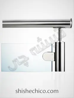 بست نرده استیل شیشه سکوریت