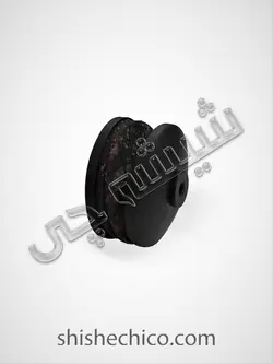 بست گرد شیشه سکوریت مشکی