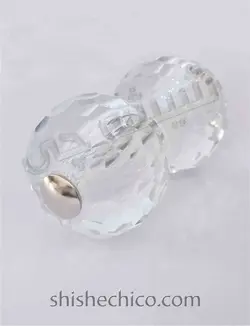 دستگیره تک سوراخ کریستال شیشه سکوریت توپی 50mm