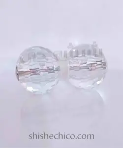 دستگیره تک سوراخ کریستال شیشه سکوریت توپی 50mm