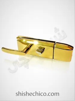 قفل پارتیشنی فرودگاهی طلایی شیشه سکوریت