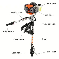 موتور قایق بادی 1.5 اسب بخار