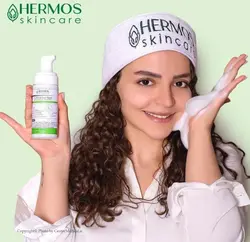 فوم پاک کننده چای سبز و ویتامین سی هرموس 150ml