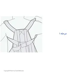 قوز بند کمربند طبی پل دار پاک سمن کد042