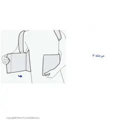 قوز بند کمربند طبی پل دار پاک سمن کد042