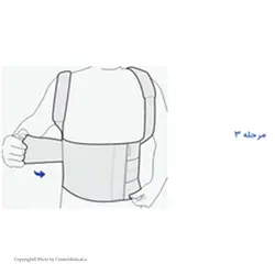 قوز بند کمربند طبی پل دار پاک سمن کد042