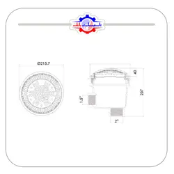 کفشور استخر ایمکس EM2815C