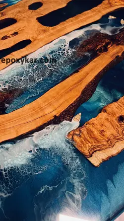 فیلم آموزش میز رزینی - دوره جامع ساخت میز چوب و رزین - اپوکسی کار