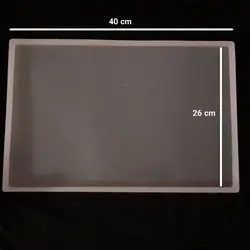 قالب سیلیکون مستطیل ساده کد 902 - اپوکسی کار