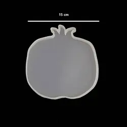 خرید قالب سیلیکونی زیر لیوانی انار کد 750 - اپوکسی کار