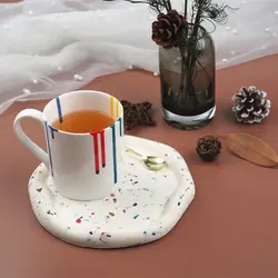 قالب سیلیکون زیرلیوانی دایره پفی کد 543 - اپوکسی کار