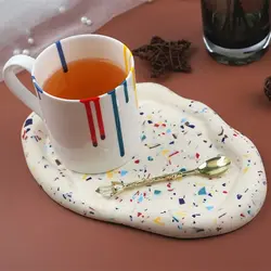 قالب سیلیکون زیرلیوانی بیضی پفی کد 545 - اپوکسی کار