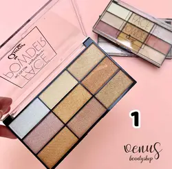 پالت هایلایتر 9 رنگ MINI QUEEN