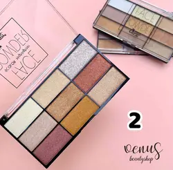 پالت هایلایتر 9 رنگ MINI QUEEN