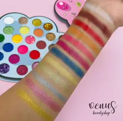 پالت سایه فانتزی رنگین کمانی 25 رنگ Fabbla