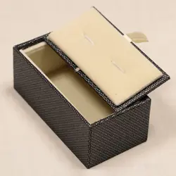 جعبه دکمه سردست طرح دار