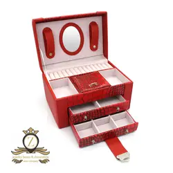 جعبه کلکسیون  جواهر و کیف آرایش  مدل T