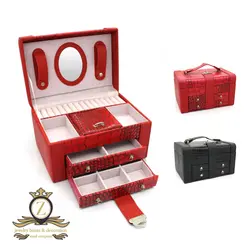 جعبه کلکسیون  جواهر و کیف آرایش  مدل T
