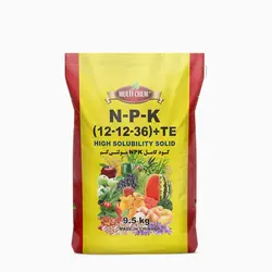 کود کامل (36-12-12) NPK مولتی کم - 9.5 کیلوگرمی