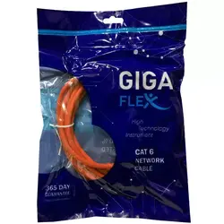 کابل شبکه Cat6 گیگافلکس به طول 5 متر - ایلیا کامپیوتر