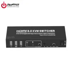سوئیچ کی وی ام اتوماتیک دو پورت HDMI برند TC TRUSTمدل KSW-21U - ایلیا کامپیوتر