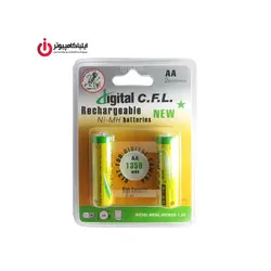باتری قلمی Alkalain برند Digital C.F.L بسته 2 عددی با ظرفیت 1350mAh - ایلیا کامپیوتر