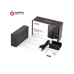 باکس هارددیسک 2.5 اینچی اتصال USB3.1 Type-C یونیتک مدل Y-3364 با قابلیت RAID - ایلیا کامپیوتر