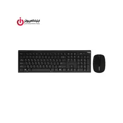 کیبورد و ماوس بی سیم هترون مدل HKCW130 - ایلیا کامپیوتر