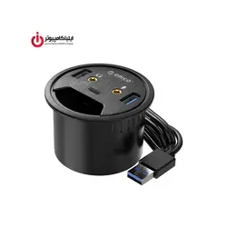 هاب USB3.0 چند منظوره حفره ای رومیزی برند اوریکو مدل DESK-2U1C - ایلیا کامپیوتر