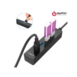 هاب USB3.0 چهار پورت اوریکو مدل W8PH4-U3 - ایلیا کامپیوتر