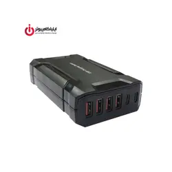 هاب شارژر USB و Type-C هوشمند 6 کانال فرانت مدل UPC320 - ایلیا کامپیوتر