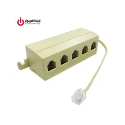 افزایش سوکت تلفن ترمینال 1 به 5 - ایلیا کامپیوتر