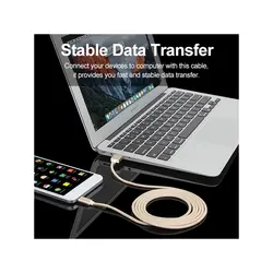 کابل میکرو USB و لایتنینگ 1.5 متری یونیتک مدل Y-C4023GD - ایلیا کامپیوتر