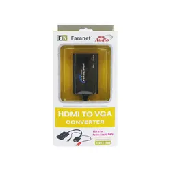 مبدل VGA به HDMI همراه با انتقال صدا فرانت مدل FN-VA2H - ایلیا کامپیوتر