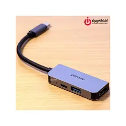 هاب 3 خروجی پرودو مدل PD-4K31C - ایلیا کامپیوتر