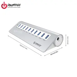 هاب USB3.0 ده پورت اوریکو مدل M3H10 - ایلیا کامپیوتر