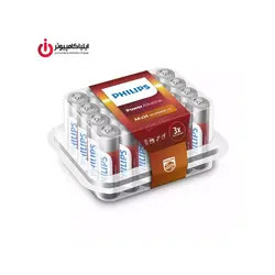 باتری قلمی Alkaline فیلیپس مدل LR06P24P/97 سری Power بسته 24 عددی - ایلیا کامپیوتر