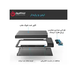 باکس هارد دیسک 2.5 اینچ با رابط Type-C اوریکو مدل 2588C3 - ایلیا کامپیوتر