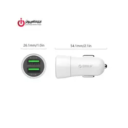 شارژر فندکی هوشمند دو پورت اوریکو مدل UPQ-2U - ایلیا کامپیوتر