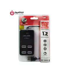 هاب USB 2.0 چهار پورت ایکس پی مدل H809D - ایلیا کامپیوتر