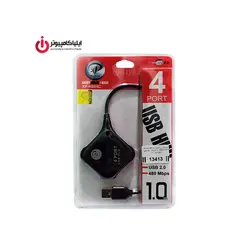 هاب USB 2.0 چهار پورت ایکس پی مدل H804D - ایلیا کامپیوتر