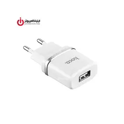 شارژر دیواری تک پورت هوکو مدل C11 همراه با کابل Lightning - ایلیا کامپیوتر
